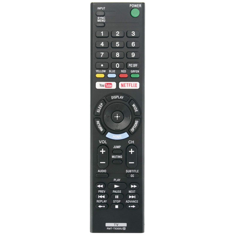 PERFASCIN RMT-TX300U RMTTX300U Replace Remote Compatible with Sony Bravia TV KD-55X720E KD-49X720E KD-43X720E KD-49X700E KD-43X700E KD-55X700E KD-60X690E KD-70X690E KD-65X730F KD-50X690E KD55X720E KD49X720E - Image 1